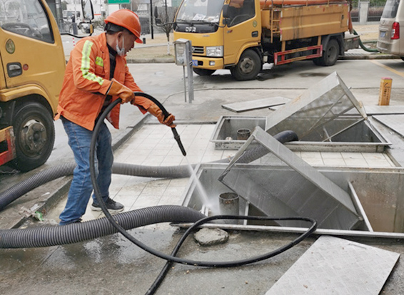 杨林尾镇隔油池清理